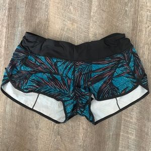 Lululemon Printed Running Shorts